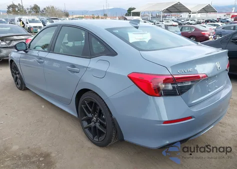 2023 Honda Civic Sport из США, поврежденный, VIN 2HGFE2F52PH524204